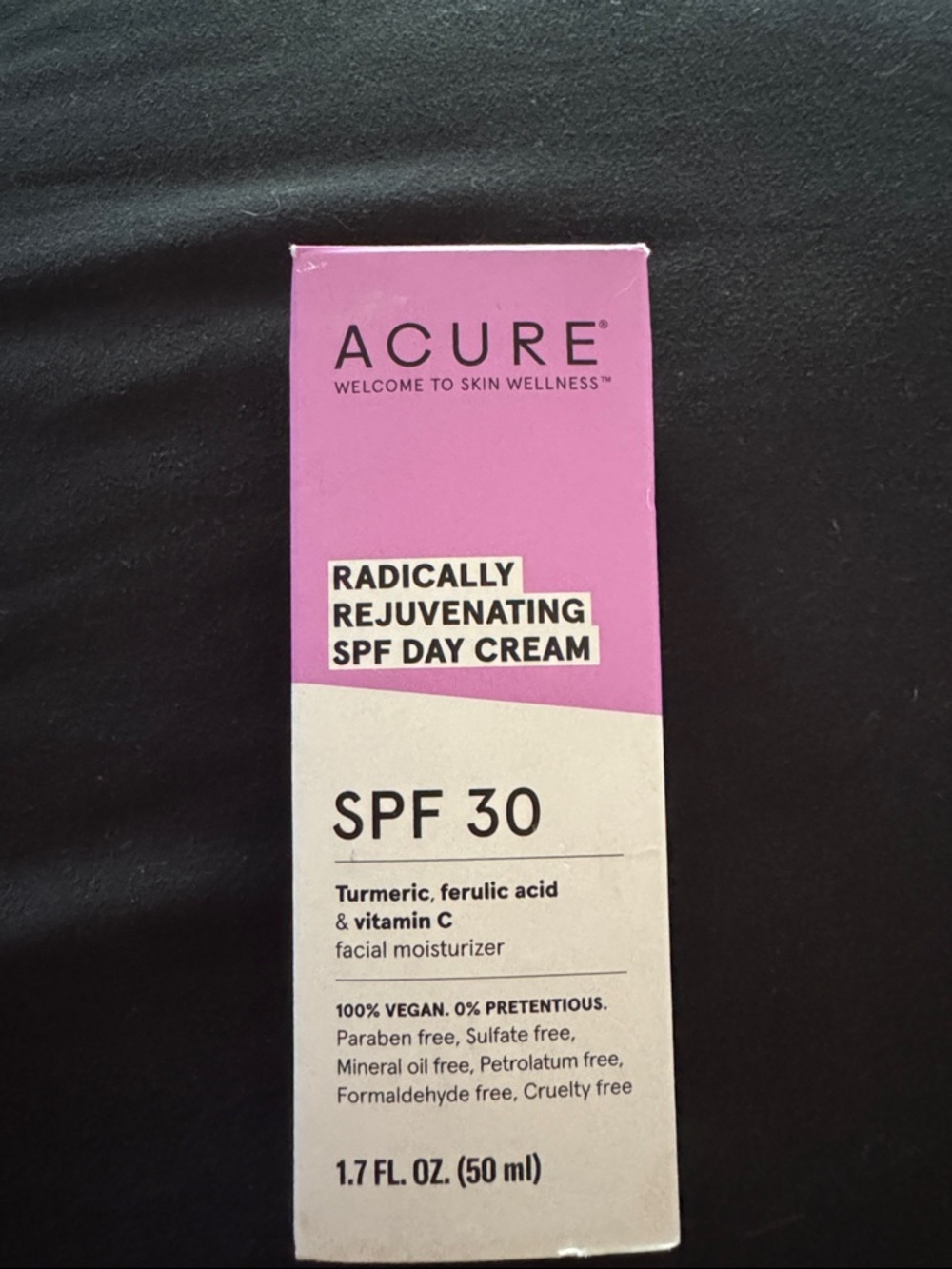 Acure Radically Rejuvenating SPF 30 Day Cream — Pink